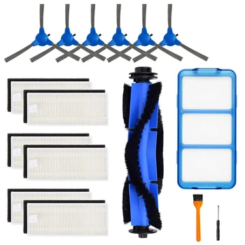 

Suitable for Eufy Robovac Cleaning Robot Accessories 11S Max 15C Max Rolling Brush Side Brush Filter Roller Brush Kit
