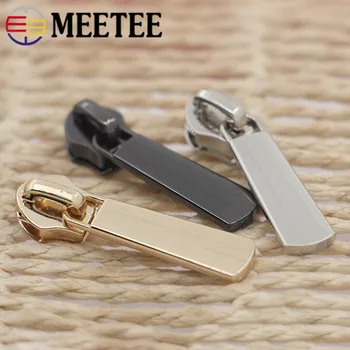 

10/20pcs Non Lock Zipper Sliders for 5# Nylon Zips Bag Pocket Sewing Zipper Head Pullers Zip Repair Replacement DIY Crafts