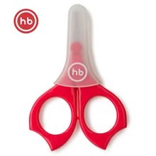 Ножницы детские для ногтей с колпачком Happy Baby
