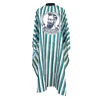 Günstig American Hair Cut Cloth Hair Salon Retro Oil Head Green Stripe Cloth Color Random Hair Cut Hair Tarpaulin Salon Barber Robe T5