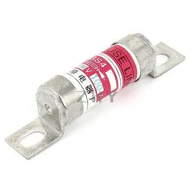 

660V 100A Ceramic Insulator Overload Short-circuit Protection Fuse Link