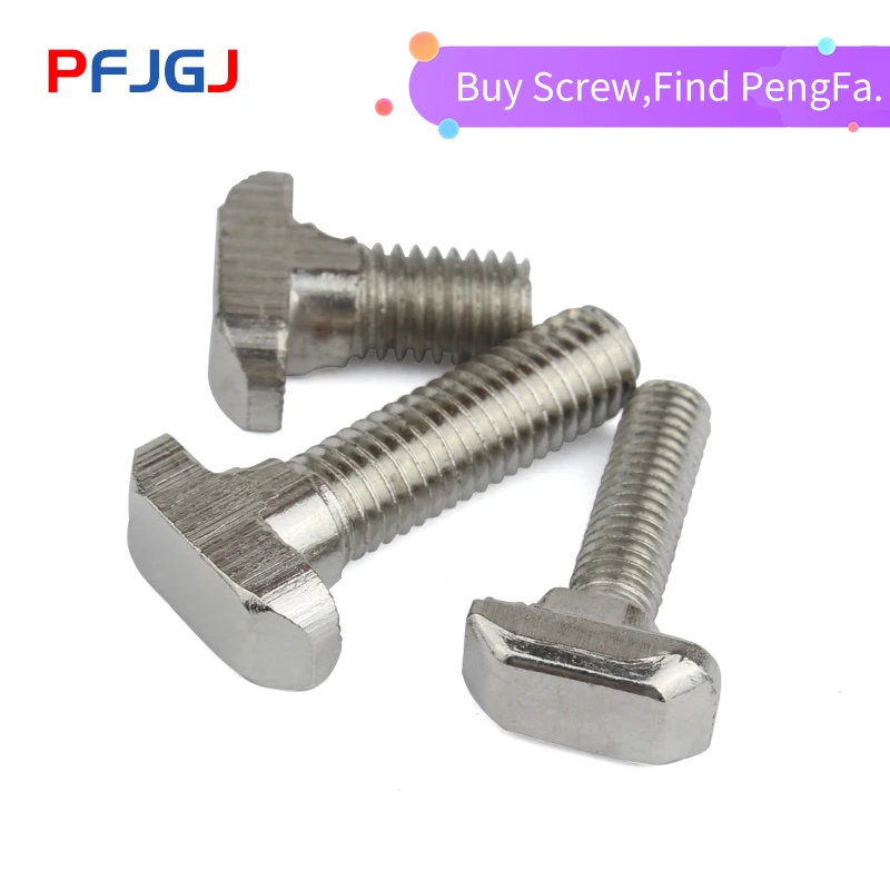

Peng Fa T-screw European standard bolt for nickel-plated aluminium profiles for hardware is suitable for 20304045 profiles