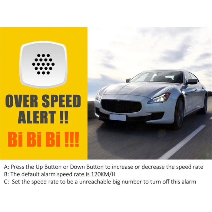 Скорость ometer Head Up Дисплей Цифровой walkie talkie автомобильное Скорость ometer Скорость метром автомобильный HUD Дисплей большой Экран