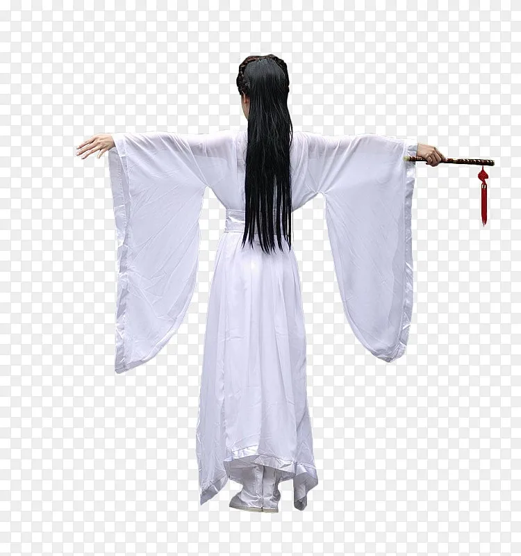 白衣女子造型长发飘飘png图片素材免费下载 图片编号qnwbarvy Pngbag素材网