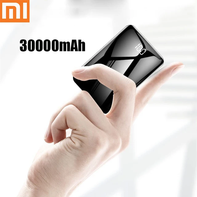 $US $11.03  Xiaomi Portable Charger for All Phones 30000mah Battery Li-polymer Battery Double USB Two-way Quick