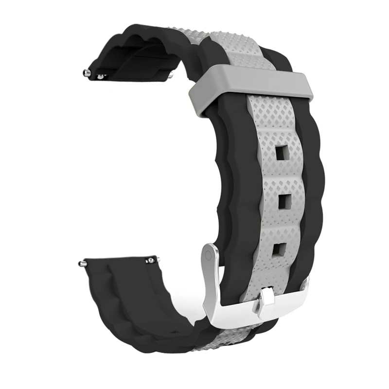 Двухцветный силиконовый ремешок для Xiaomi Huami Amazfit GTS Смарт-часы 20 мм сменные ремешки для Amazfit Bip Youth Lite - Цвет: Color 3