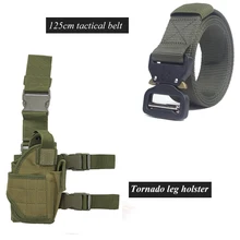 Funda táctica de nailon para pistola, funda Universal de mano derecha, para caza, Airsoft, funda de transporte accesorios Glock Drop Leg Hoslter