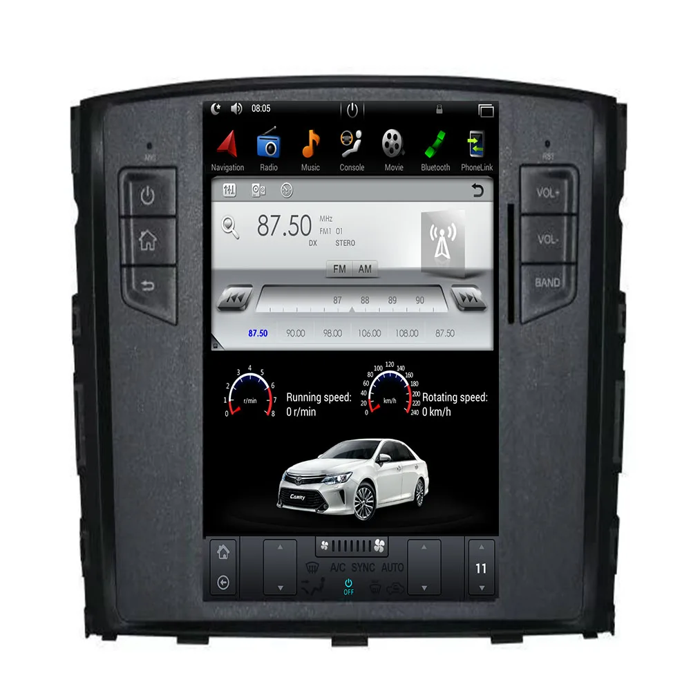 Головное устройство для MITSUBISHI PAJERO V97 V93 10 4-9 0 6 дюймов Android 7 1 2006 без DVD-плеера