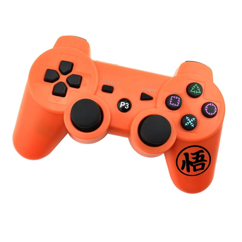 Wholesale tmVIF DATA FROG For Sony Playstation3 For PS3 Controller Wireless Bluetooth Gamepad Joystick For Mando PS3/ PC Gamepads Controle