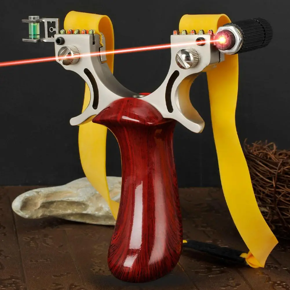 Professional Outdoor Laser Aiming Slingshot Shooting Slingshot Catapult