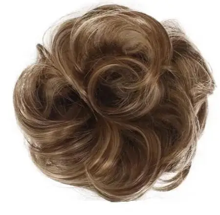 Стильные резинки для волос синтетические волосы шиньоны для наращивания волосы лента конский хвост пряди для волос булочки Прямая поставка - Цвет: 5