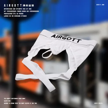 

T-Back Men's Sexy Sexy Hip Lift Transparent U Convex Mesh Cool Fashion Breathable Leg Strap Men's Single Pants