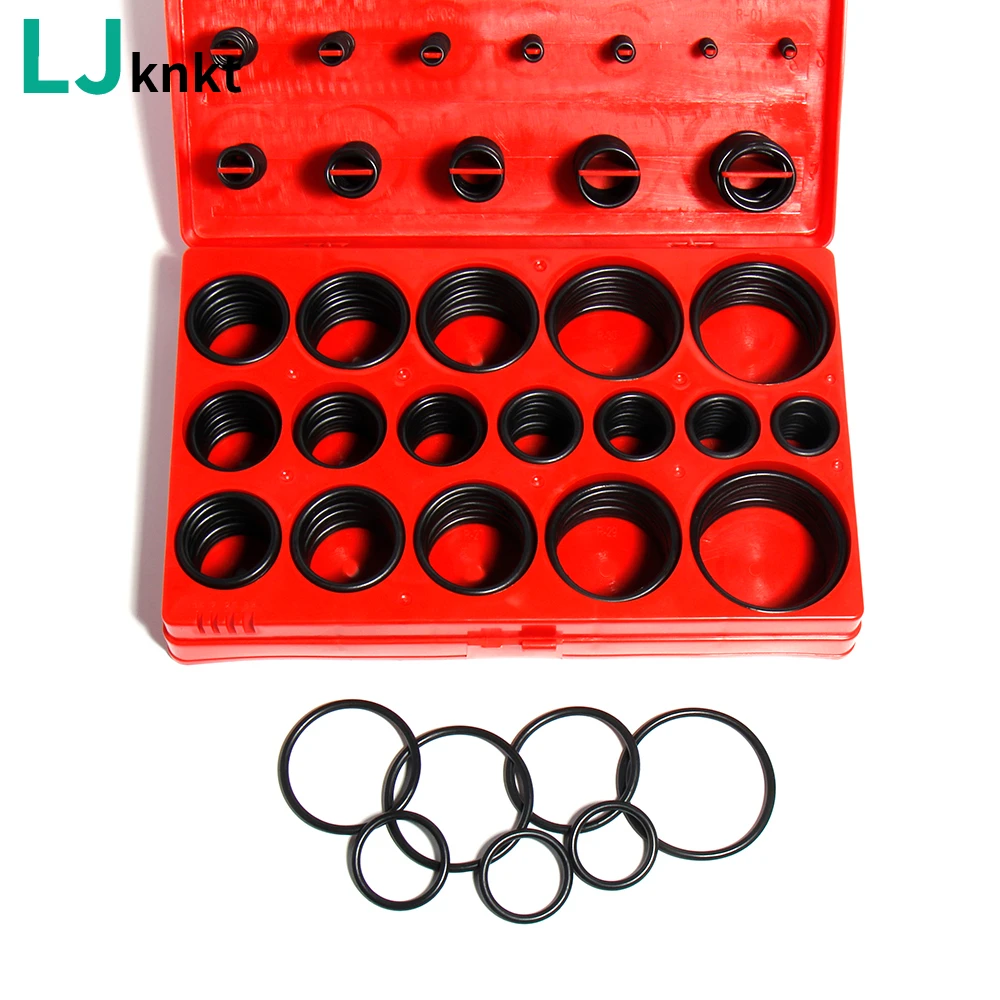 

O-ring sealing ring Oil resistant waterproof Rubber ring 419PCS 32sizes Car maintenance Mechanical maintenance Rubber ring