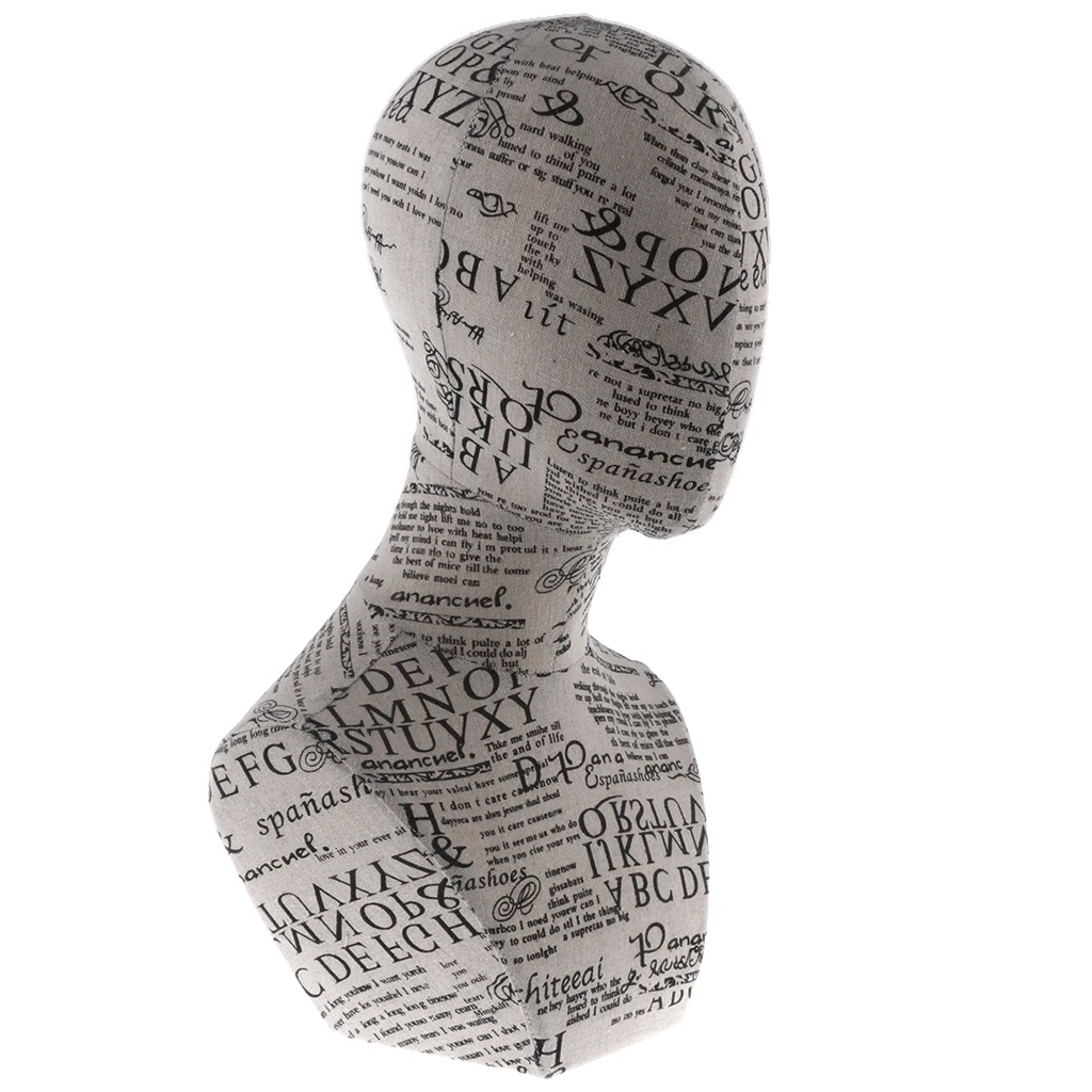 Mannequin Head for Wig Making Display Wigs Eyeglasses Hairs Female Manikin Bust Head Display Model