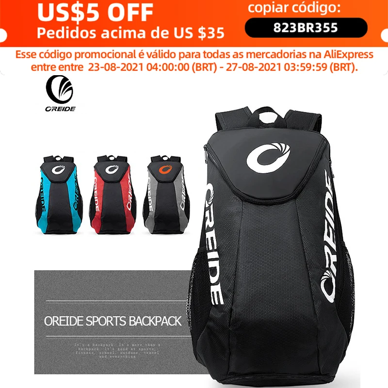 Oreide Tennis Badminton Bag 2 Tennis Rackets Backpack Waterproof Sports