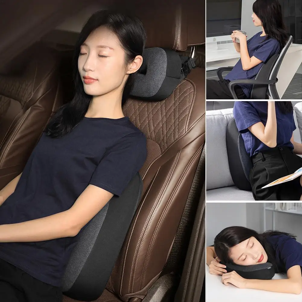 자동차 스타일링 허리 베개 통기성 목 휴식 머리 받침 허리 쿠션 지원 3D 메모리 폼 시트 커버 홈 오피스|좌석 받침대 ...