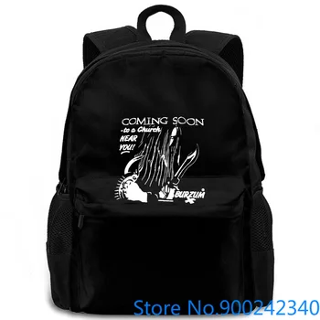 

Coming Soon To A Church Near You Black Metal Death Mayhem Bathory Muzrub women men backpack laptop travel school adult