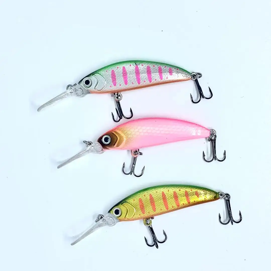 2021 50SS Minnow 50mm 5g sinking Fishing Lure diving depth 0.8-1.5m Wobbler Pesca Bass Pike Fishing Tackle 2021