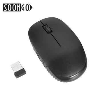 

SOONGO 1600 DPI USB Optical Wireless Computer Mouse 2.4G Receiver Super Slim Mouse For PC Laptop