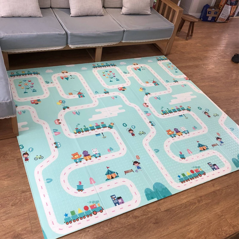 Colorful & Foldable Floor Cartoon Playmat For Kids Party supplies online