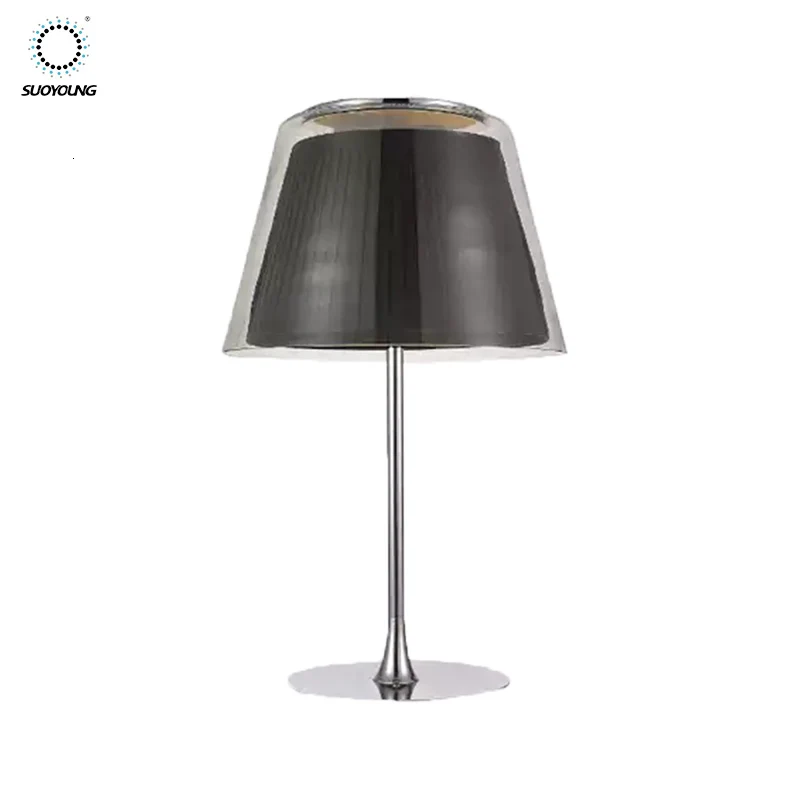 27 Beside E Led Light Restaurant Glass Table Lamp For Bedside Table deco maison