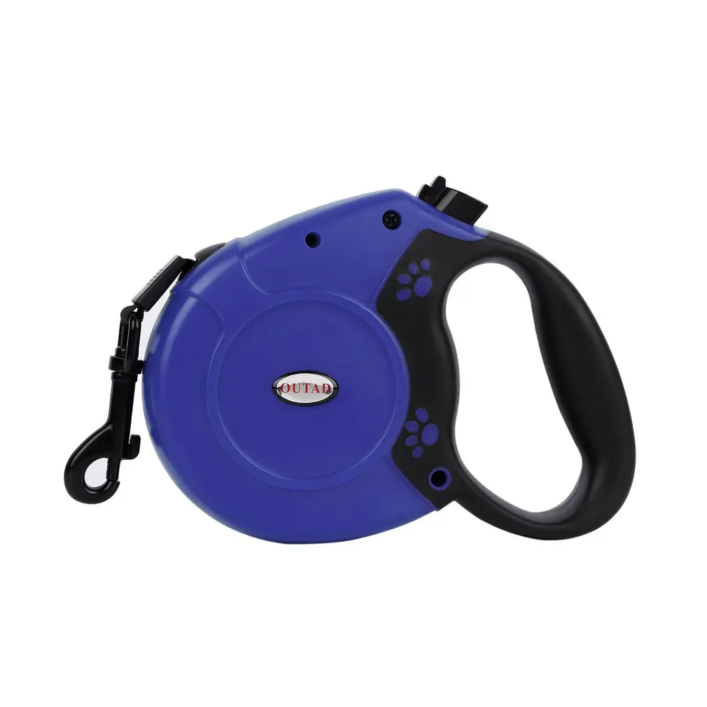 

Retractable Tangle Adjustable Free Dog Leash One Button Break and Lock 5M Cable 50KG Max. Load 3 Colors Durable ABS Plastic