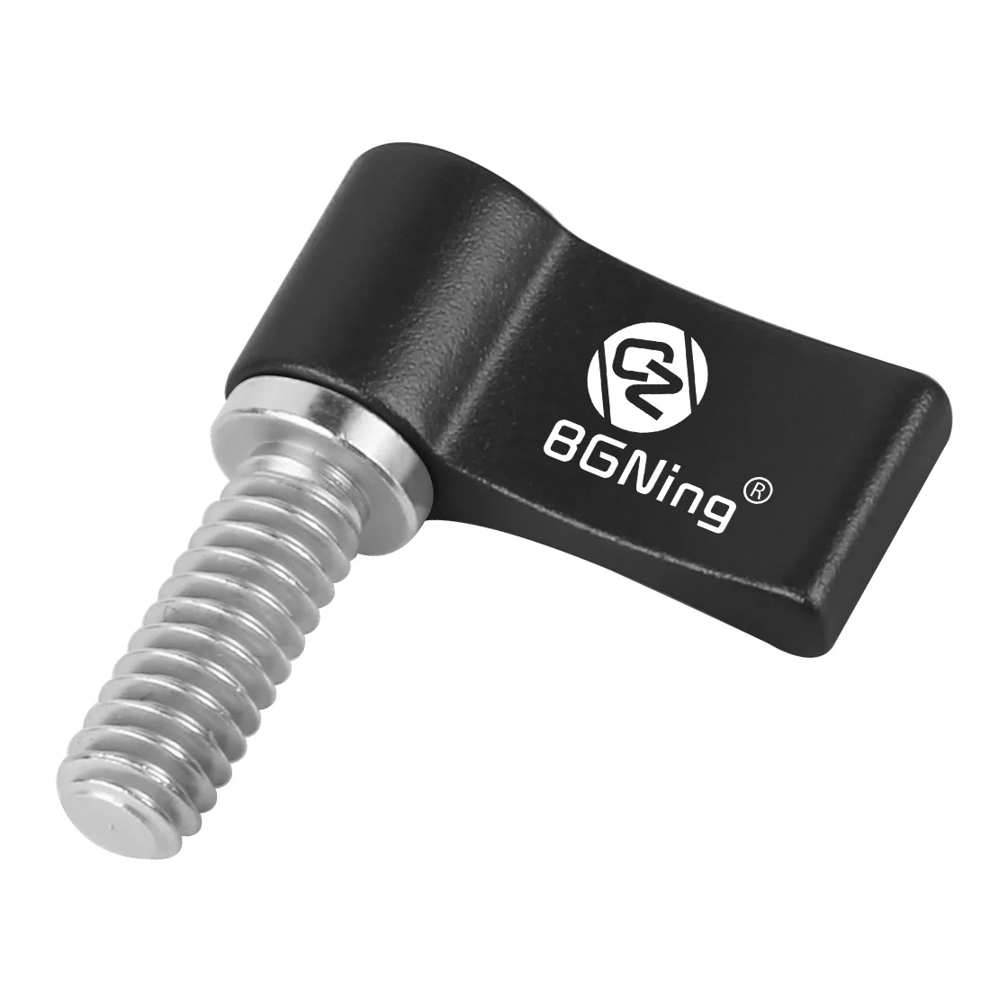 BGNing Aluminum Knob Screw Adapter 1/4 17mm Screw Length Rail Rod Slider Clamp Locking L Shape/T Shape Wrench Clamp Screws