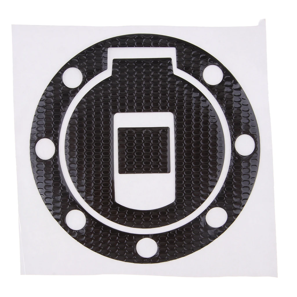 Black Gas Tank Fuel Cap Cover Protector Pad for Yamaha YZF R1/R6/FZ/FZR