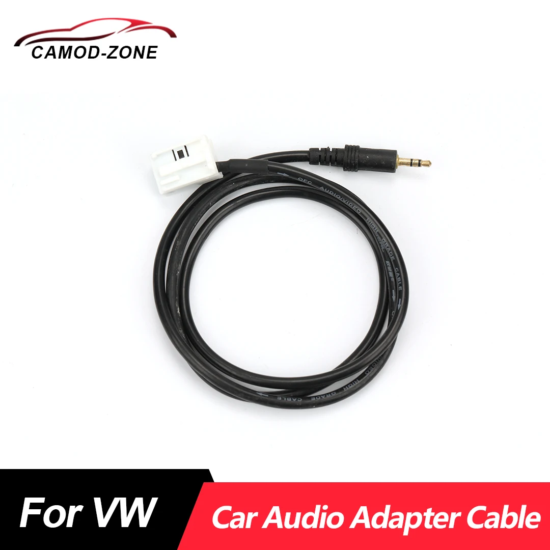 

Car 3.5mm Audio Music AUX Cable Input Adapter for VW RCD510 RCD310 RCD300 for Audi for Skoda Cars