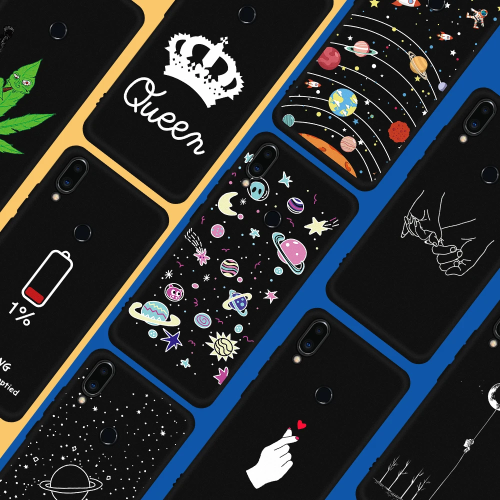 Black Star Phone Cases For Meizu 16S 16XS 16 Plus 16X 16th M5 M6 Note M5S M5C 8 9 Silicone TPU Back Cover Case |