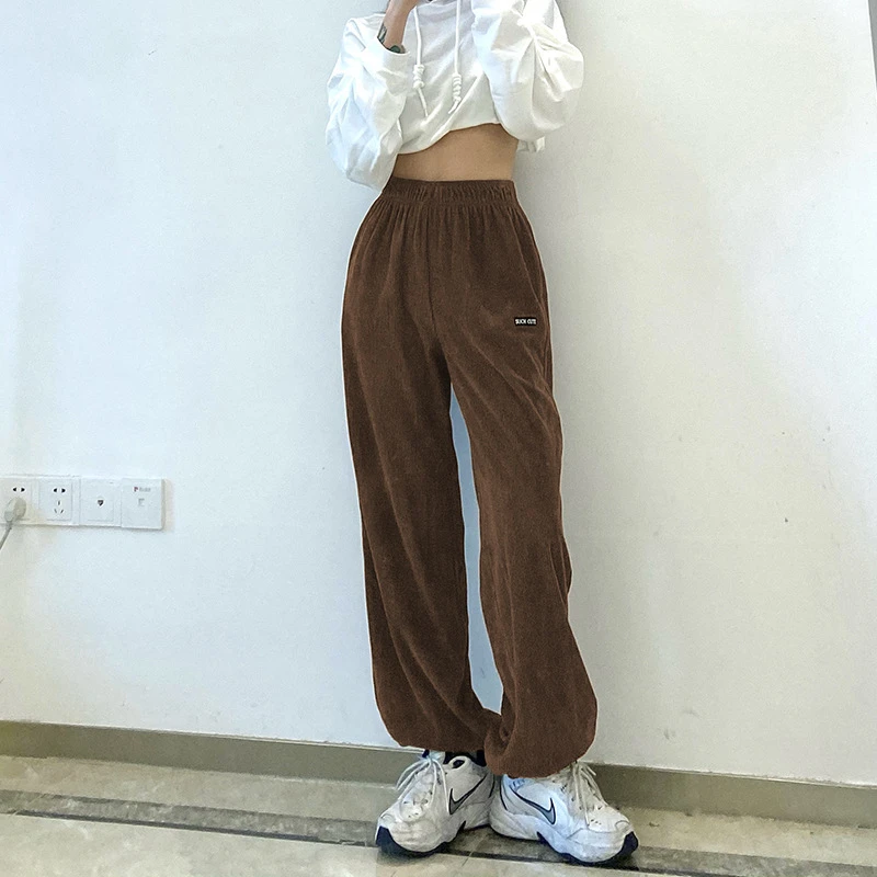 Corduroy tracksuit bottoms Clearance