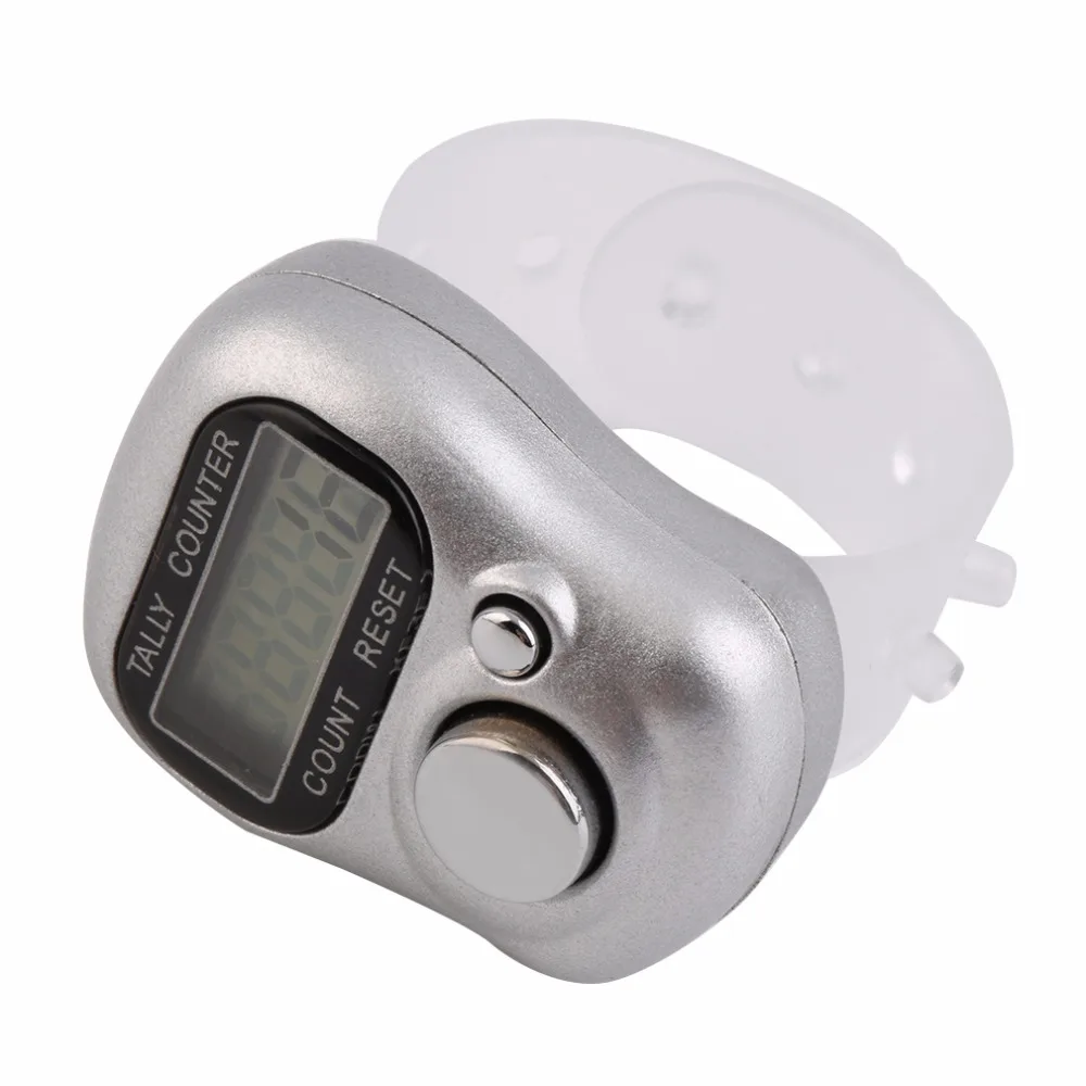 

HOT 1Pcs Mini 5-Digit LCD Electronic Digital Golf Sports Universal Finger Hand Held Ring Tally Counter In Stock
