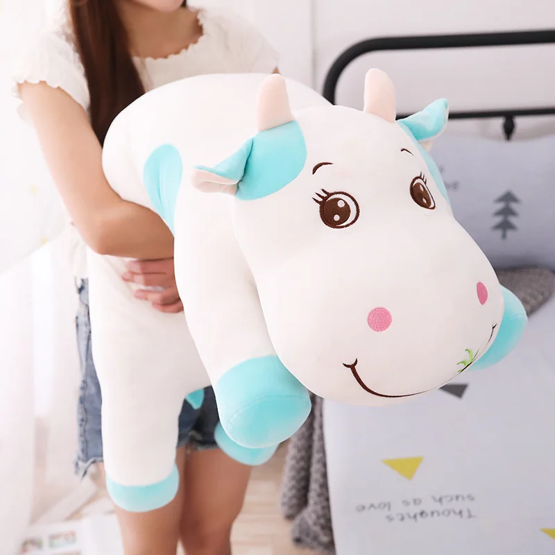 Large Size Cows Plush Toy Stuffed Soft Animal Kid Toys For Children Birthday Present