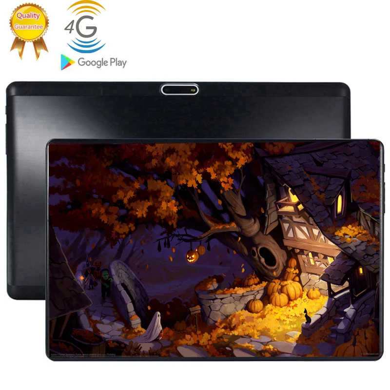 

2.5D Multi-touch Glass Screen 10.1 inch Tablet Octa Core 4G FDD LTE Tablet 6GB RAM 64GB ROM Dual Cameras Android 9.0 tablet 10