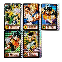 5pcs/set Dragon Ball Z Billion Breakthrough Main Bullet Super Saiyan Goku Vegeta Hobby Collectibles Game Anime Collection Cards
