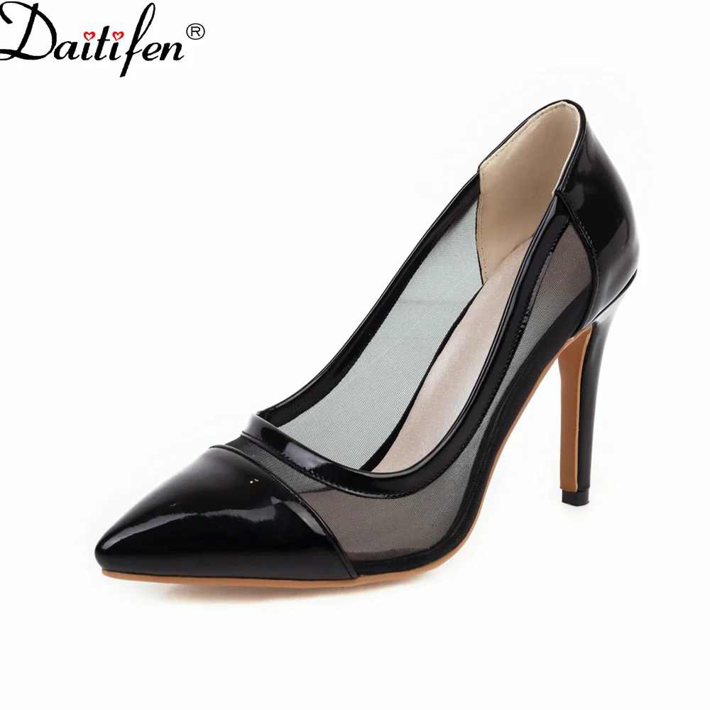 

Daitifen Sexy Concise Shallow Women Basic Pumps Girl\s Spring Summer Hollow Shoes High Heels Women Office Lady Single Shoes