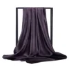 High Quality 90*90cm Square Silk Scarf  Female Plain Shawls and Wrap Office Lady Hair Neck Foulard India Muslim Headscarf Pareo 3