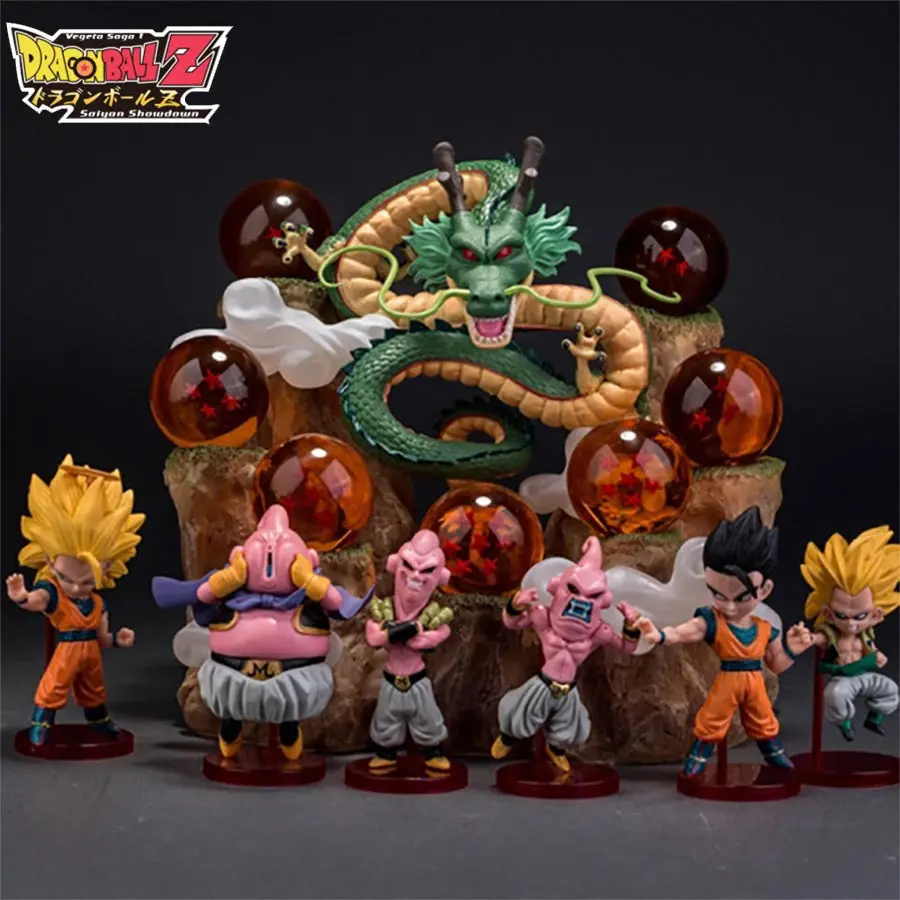 Dragon Ball Z фигурка Saiyan Son-Goku 6 Stile мини-модель Majin мальчиков Игрушка ПВХ Модель Аниме