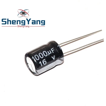 

10PCS Higt quality 16V1000UF 10*13mm 1000UF 16V 10*13 Electrolytic capacitor