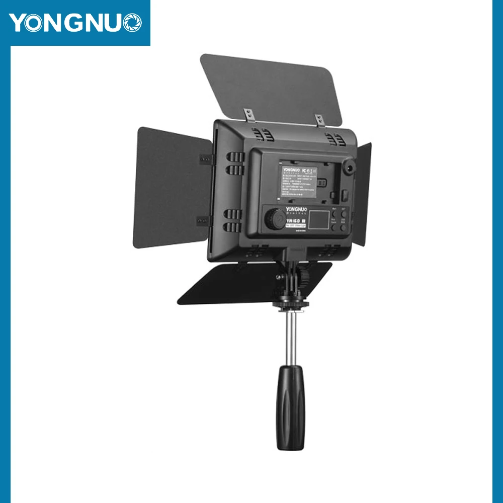 YONGNUO YN160III YN-160III Pro светодиодный светильник для видеосъемки Регулируемый+ Комплект аккумуляторов для фотосъемки видео светильник для камеры DV Canon Nikon