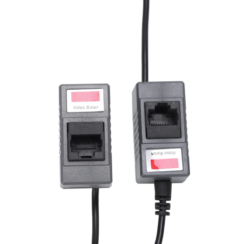2 x CCTV камеры UTP BNC штекер RJ45 5,5x2,1 мм силовой видео балун приемопередатчик