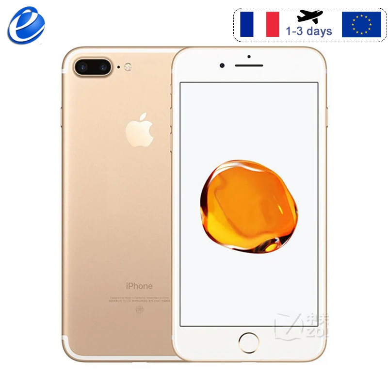 Сотовый телефон Apple iPhone 7 Plus 3 ГБ ОЗУ+32 ГБ/128 ГБ/256 IOS LTE камера 12 Мп четыре ядра сканер