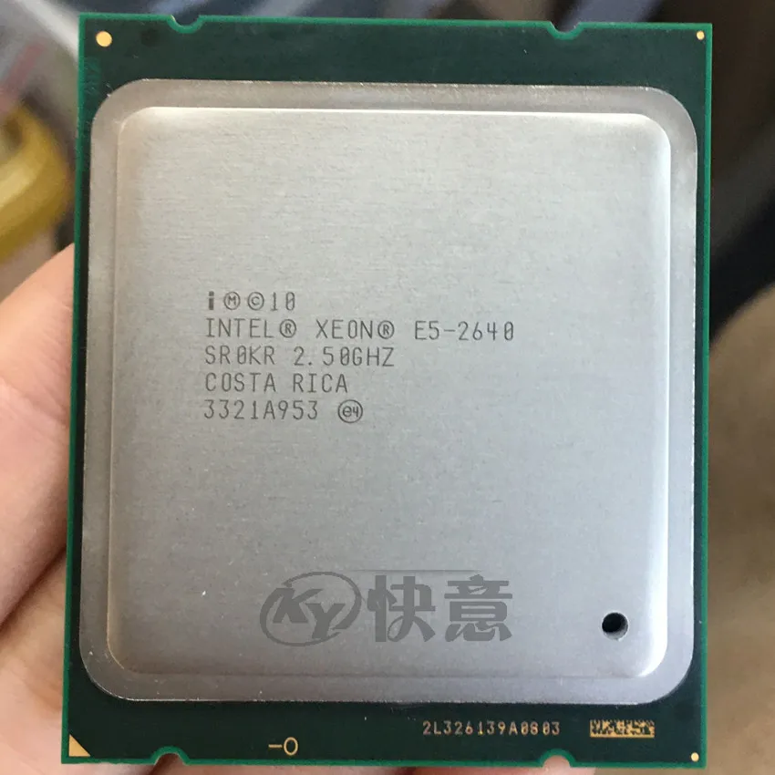 Процессор Intel Xeon E5-2640 E5 2640 шестиядерный C2 настольный процессор процессор нормальной работы 2,5 SROKR LGA 2011
