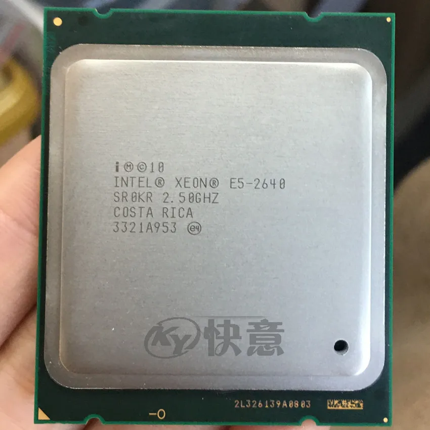 Процессор Intel Xeon Φ E5 2640 шестиядерный C2 десктопный процессор 100% рабочий 2 5 SROKR LGA