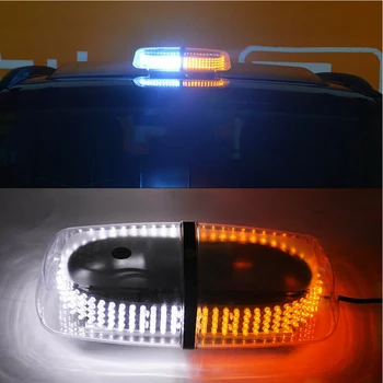 

240 LED Warning Strong Flash Waterproof Super Bright Signal Strobe Car Roof Light Suction Cup Led Wear Resistant Hanging