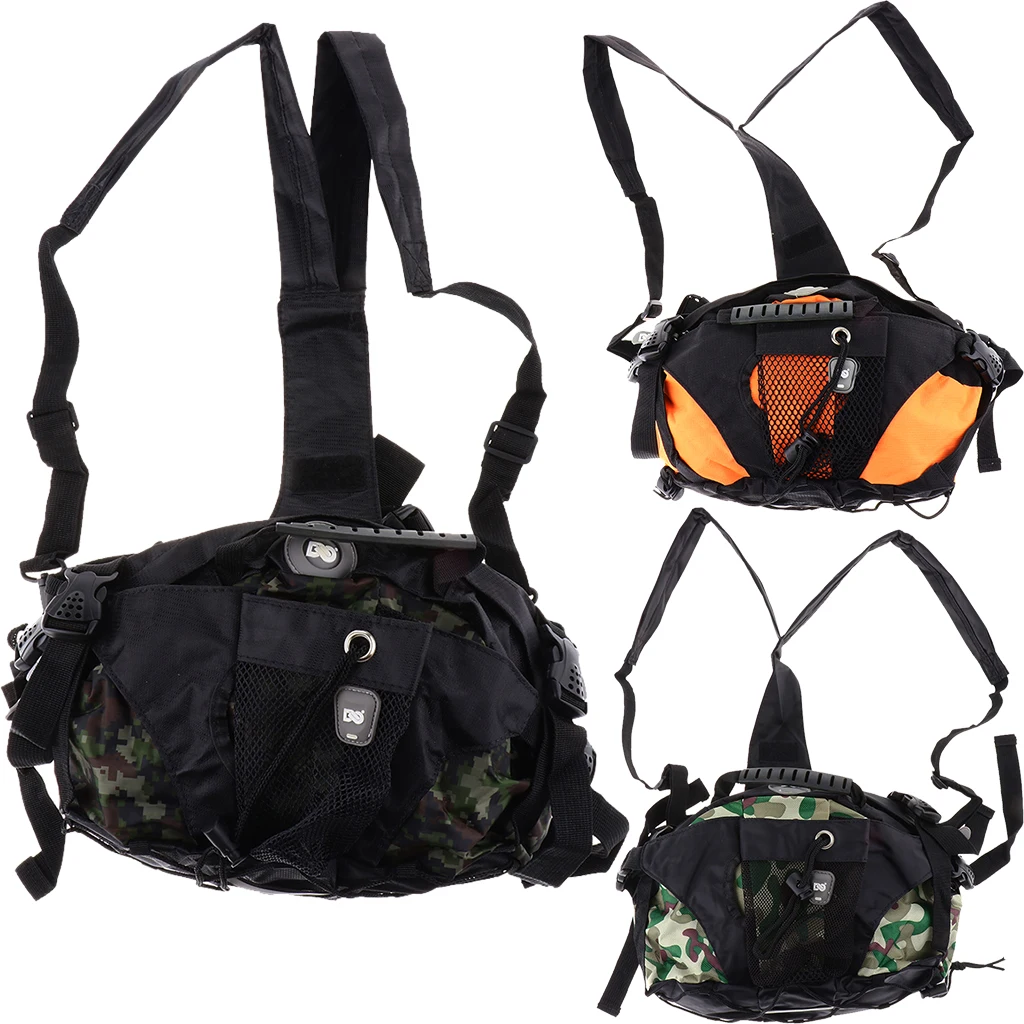 Ice & Inline Skating Backpack-Men Women Sports Roller Skates Y Strap Storage Bag-Multi Pockets Shoes Carrier Bag