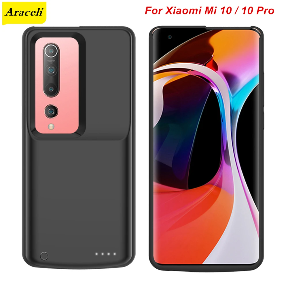 Araceli 6800 Mah For Xiaomi Mi 10 Pro Battery Case Smart Phone Mi10 Cover Power Bank Charger | Мобильные телефоны и
