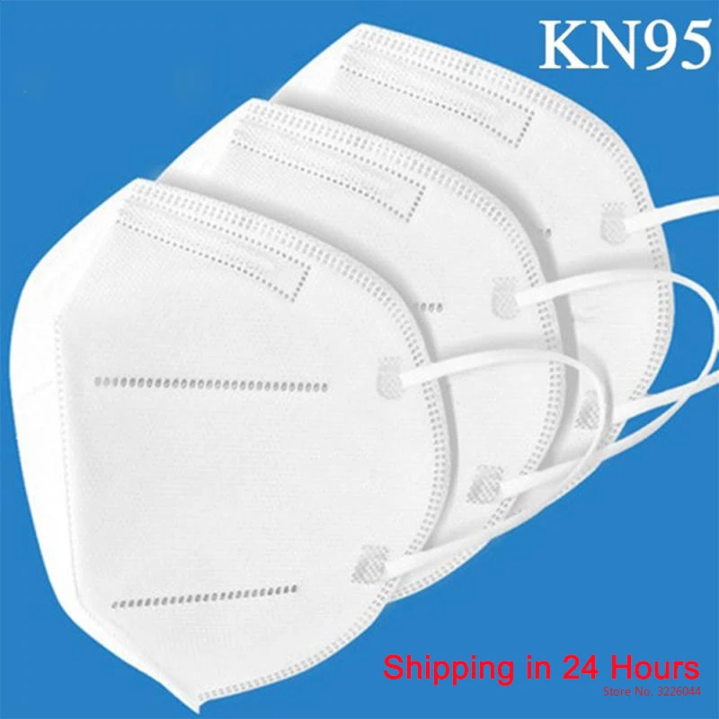 

KN95 Face Dust Mask N95 Anti Mask 5-Ply Nonwoven Safety Protective Mask Anti-influenza Anti-Virus Fog PM2.5 Face Masks