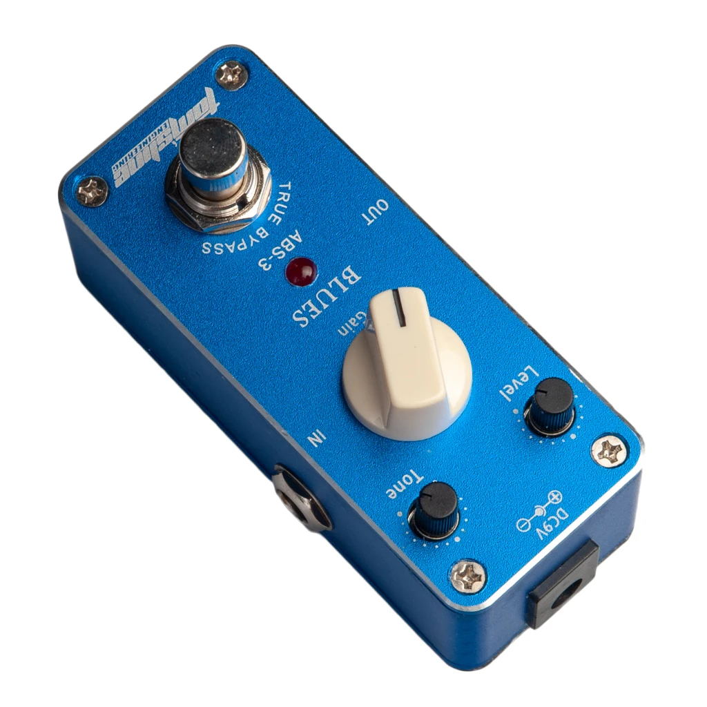 

Practical ABS-3 Metal Guitar Blues Effect Pedal Gain Level Tone Knob