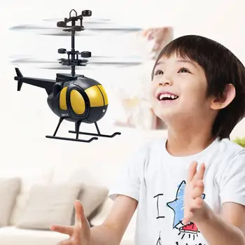 

Flying Helicopter Mini RC Infraed Induction Aircraft Gravity Nduction Upgrade Hot High Quality RC Drone Flashing Light Kid Toys